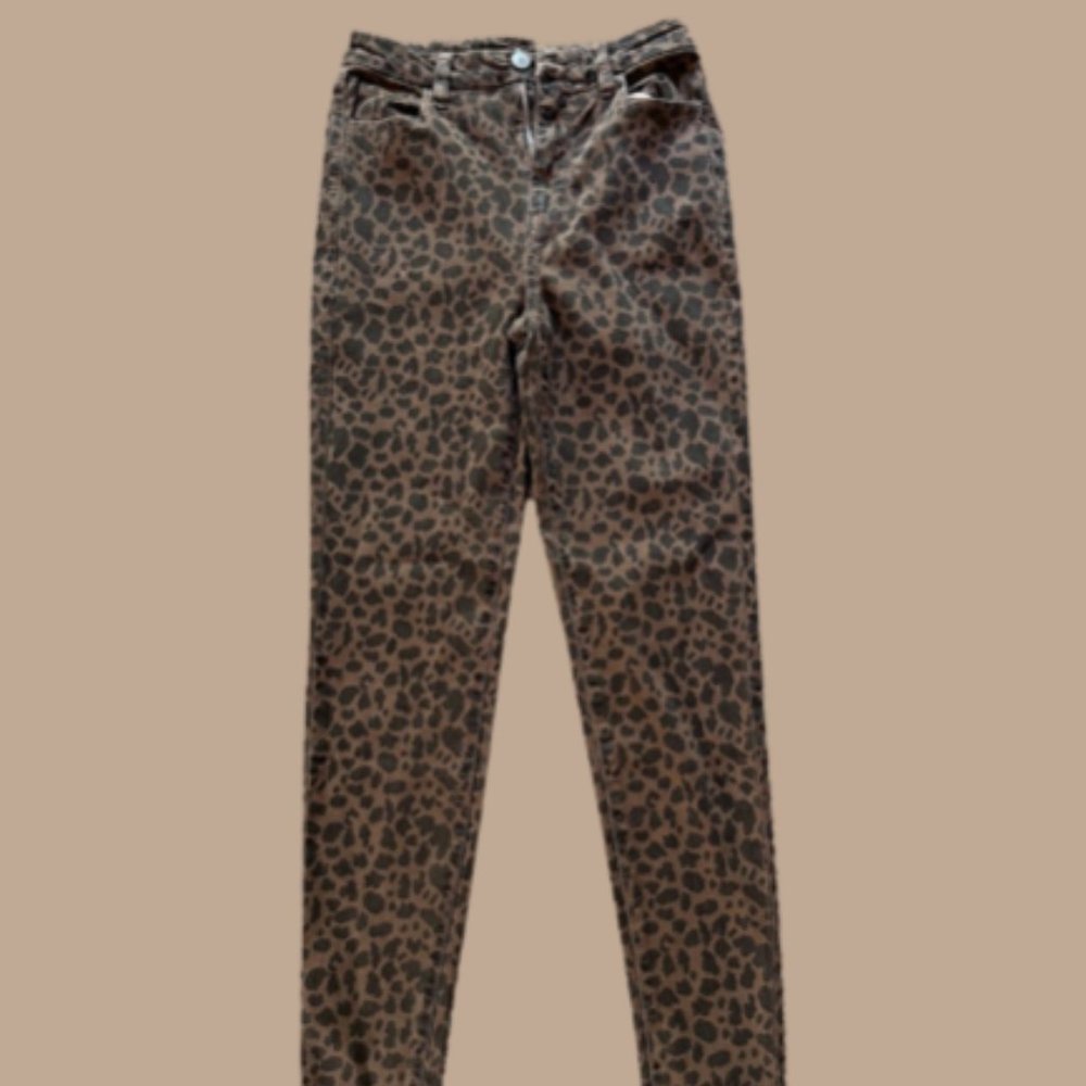 American Eagle Leopard Print Jeggings